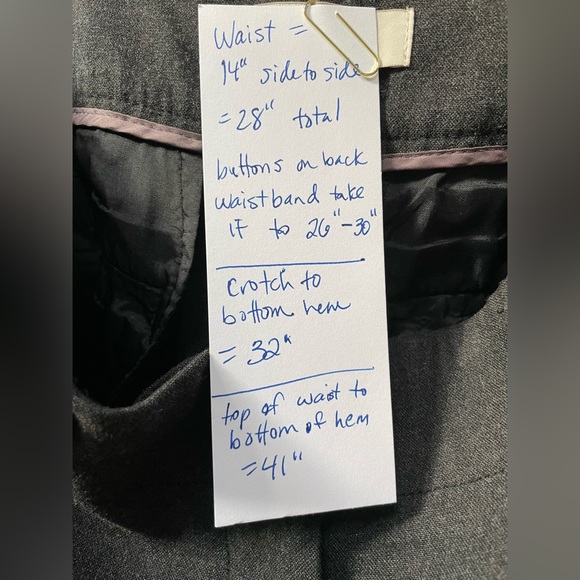 Size 0 Gorgeous Charcoal Gray Trousers - Picture 11 of 11